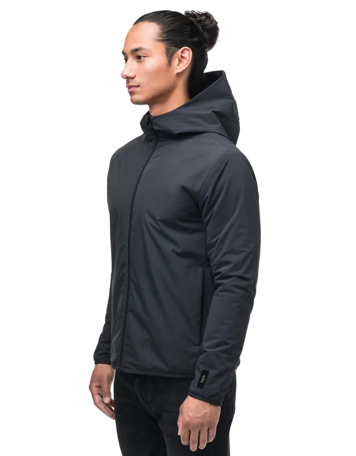 ATMOS MEN'S MID LAYER HOODIE BLACK