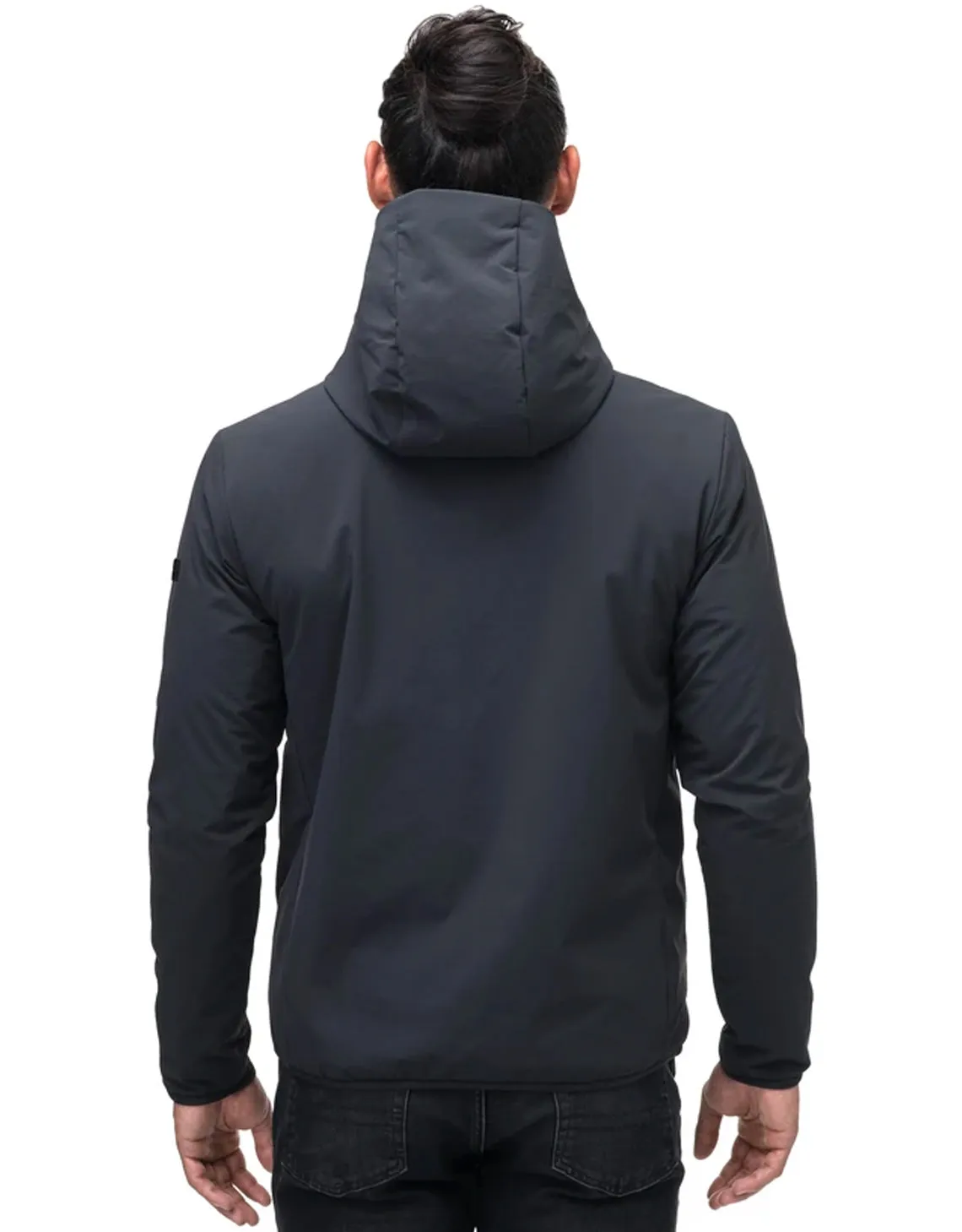 ATMOS MEN'S MID LAYER HOODIE BLACK