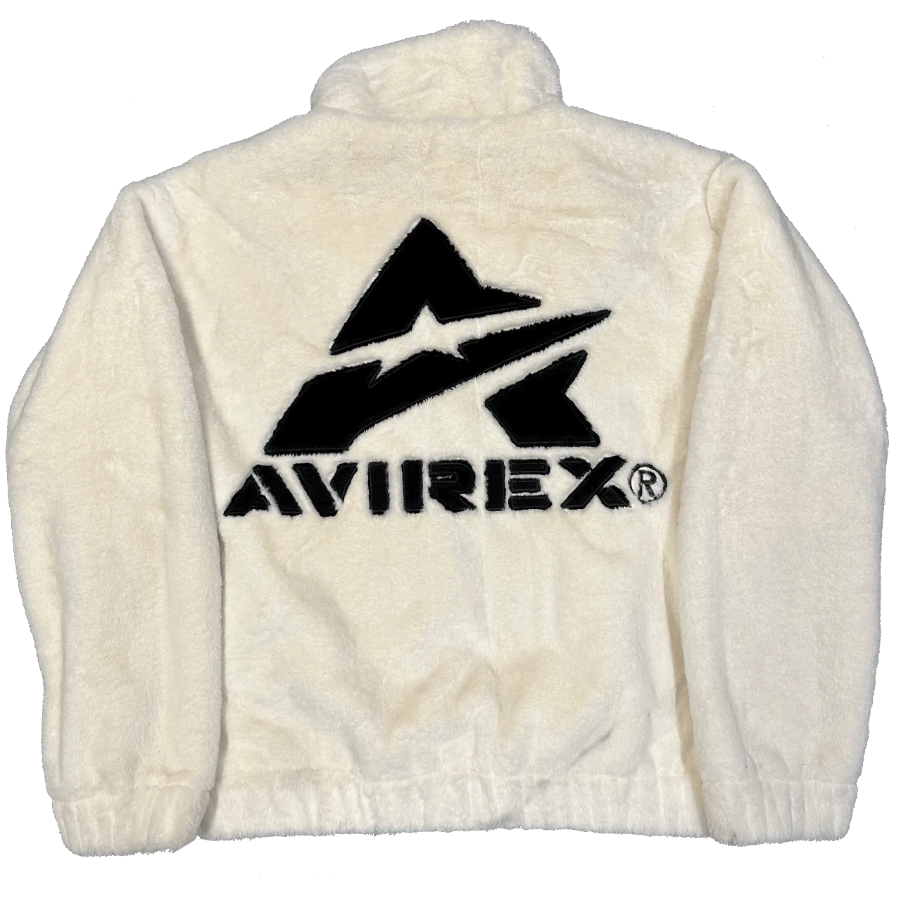 Avirex Fur Jacket In White ( L )