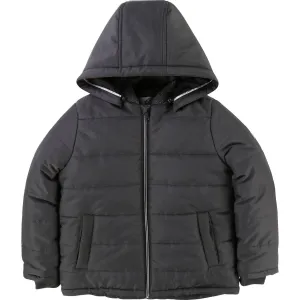 Boys Dark Grey Padded Coat