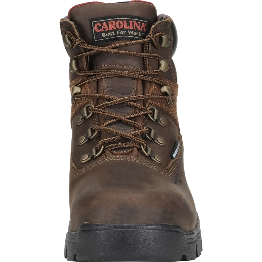 Carolina Men's Hook 6" Comp Toe WP Hiker Work Boot - Brown - CA5537