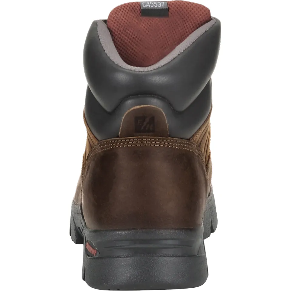 Carolina Men's Hook 6" Comp Toe WP Hiker Work Boot - Brown - CA5537