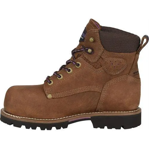 Carolina Women's Parthenon 6" Comp Toe WP Work Boot- Brown - CA1630