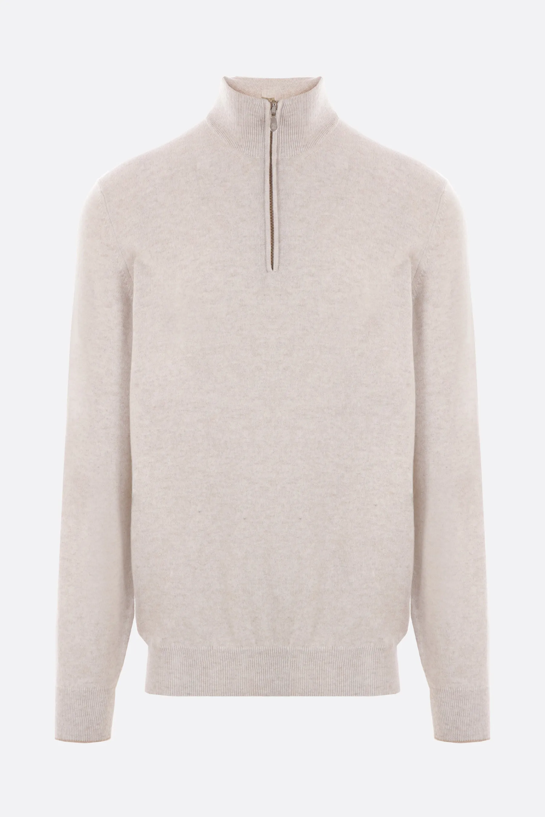 Cashmere Quarter-Zip Pullover Sweater