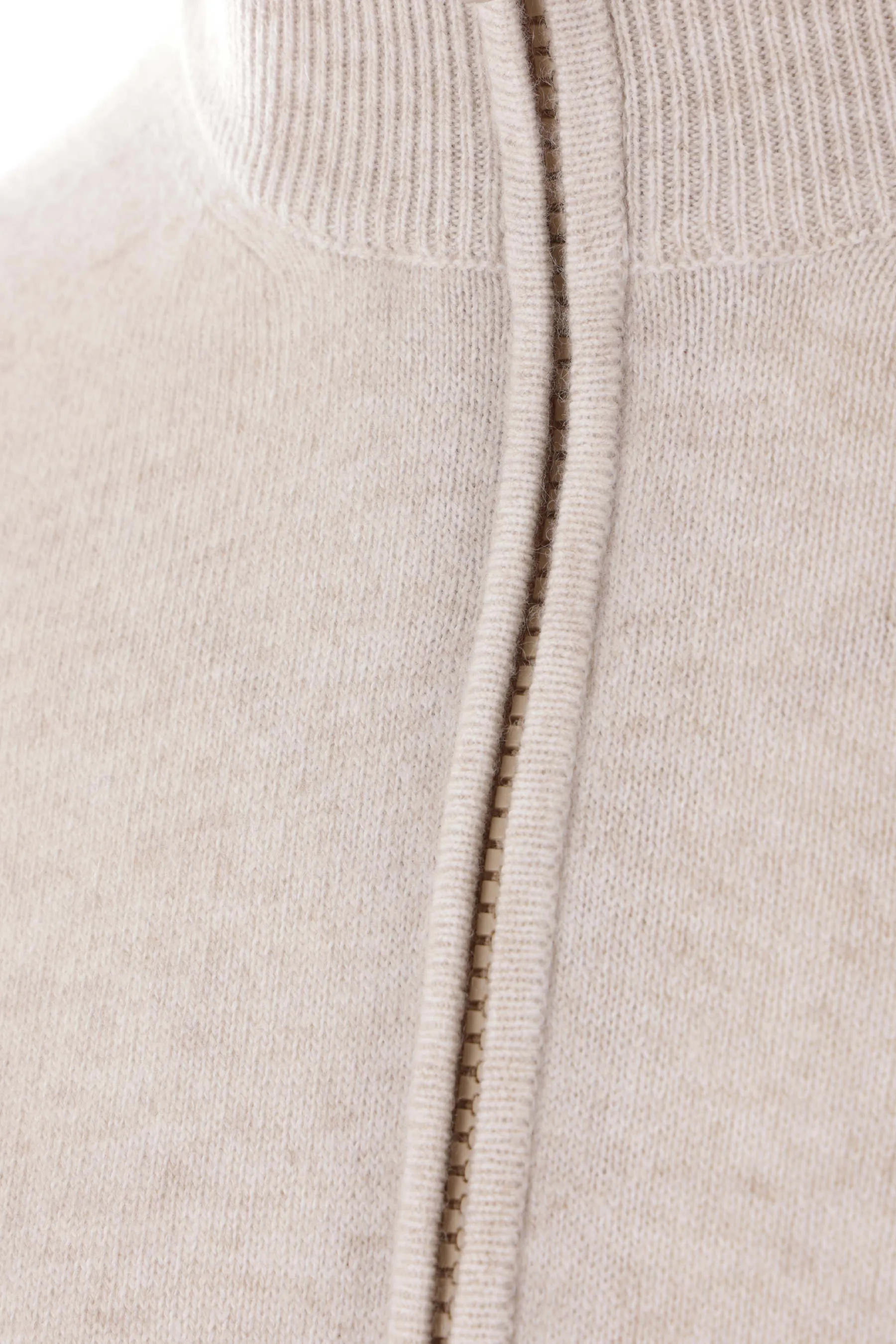 Cashmere Quarter-Zip Pullover Sweater