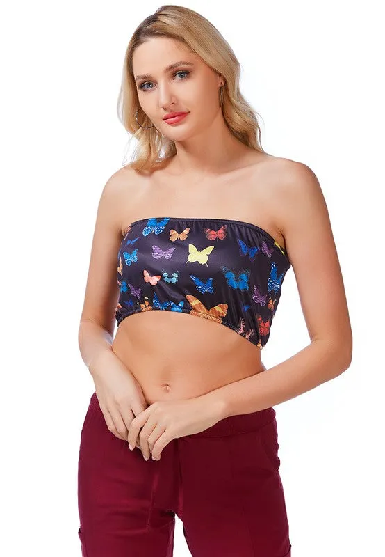 Chasing Butterflies Tube Top