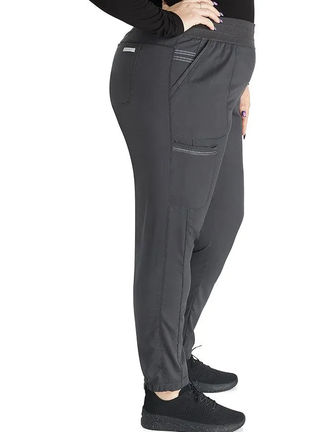 Cherokee Workwear Revolution Women's Natural Rise Tapered Leg Jogger Pant