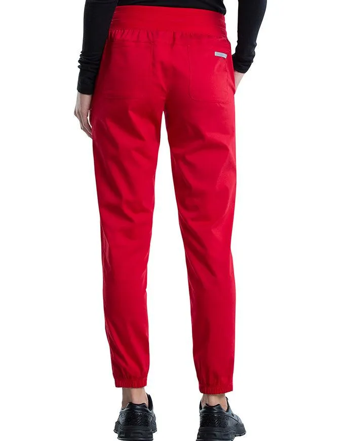 Cherokee Workwear Revolution Women's Natural Rise Tapered Leg Jogger Pant