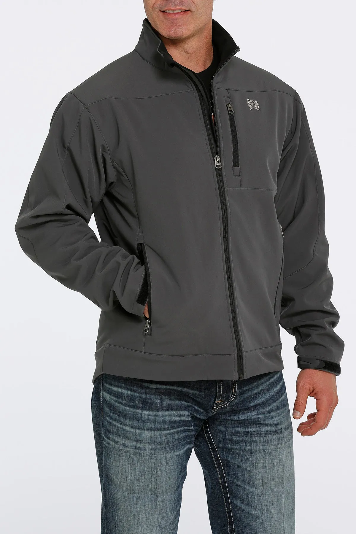 Cinch Men's Grey Lined Bonded Jacket