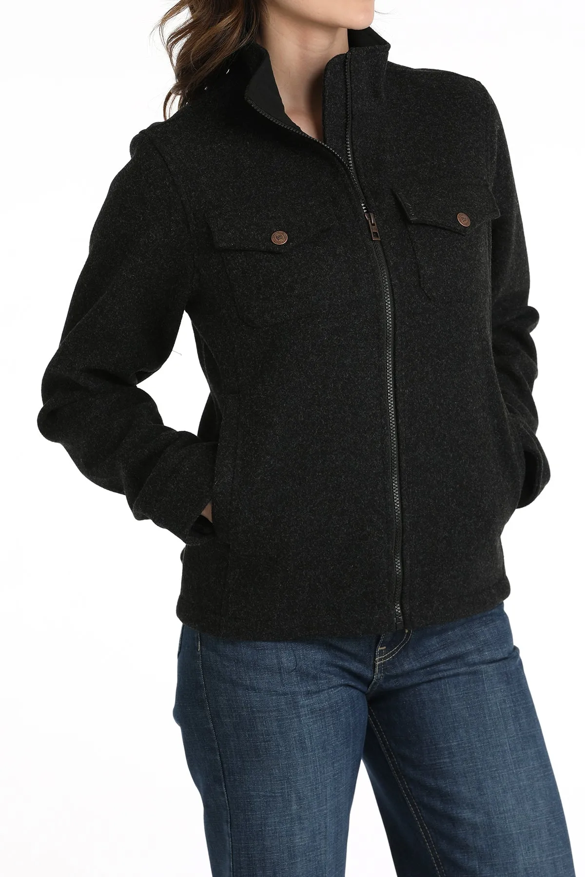 Cinch Women's Black Shirt Jacket