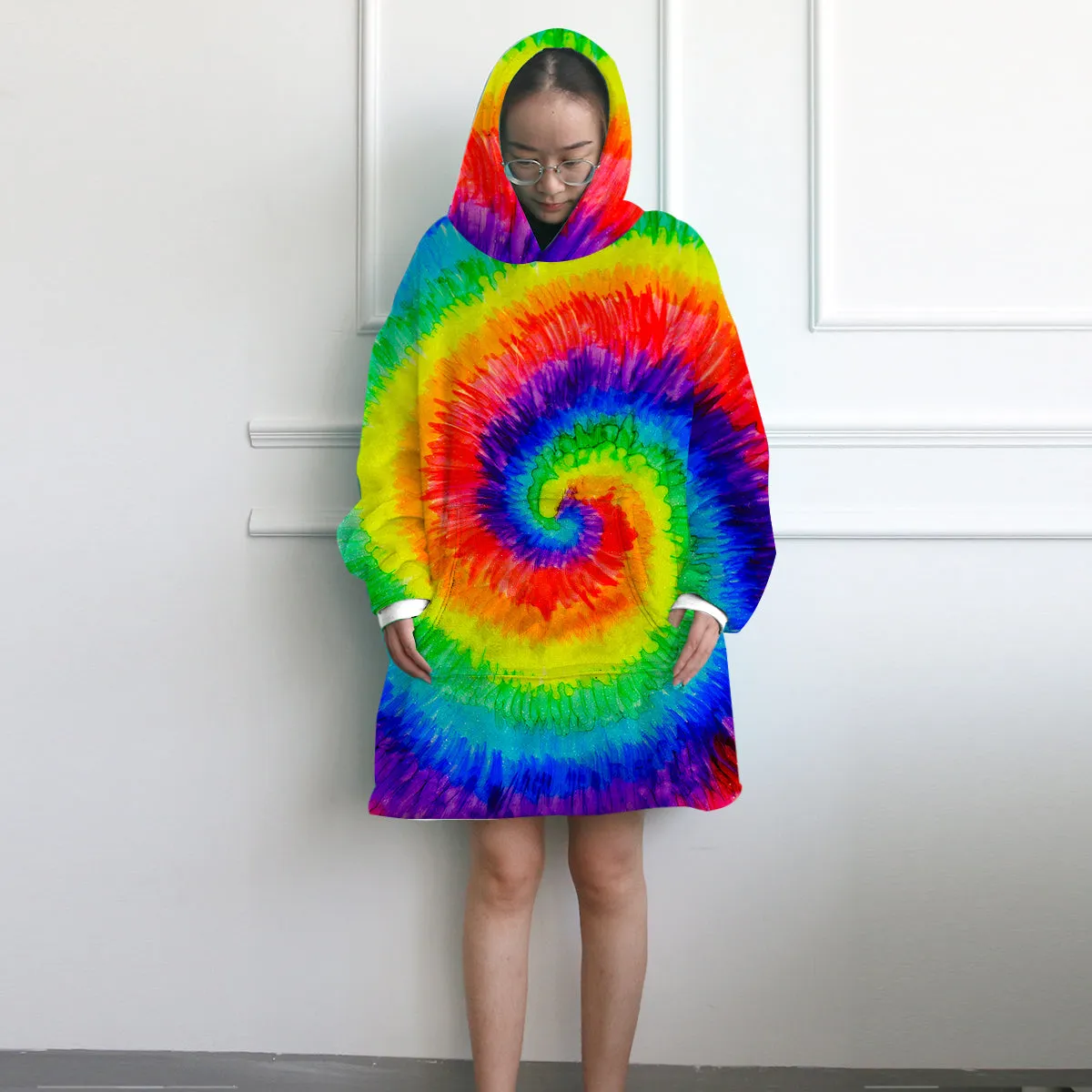 Color Creation Wearable Blanket Hoodie