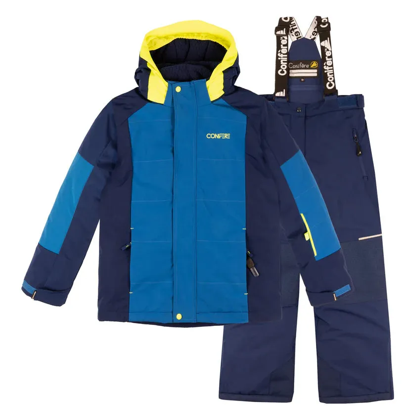 Conifere BROCKEN - Boys Snowsuit - Blue (Size 10yrs)