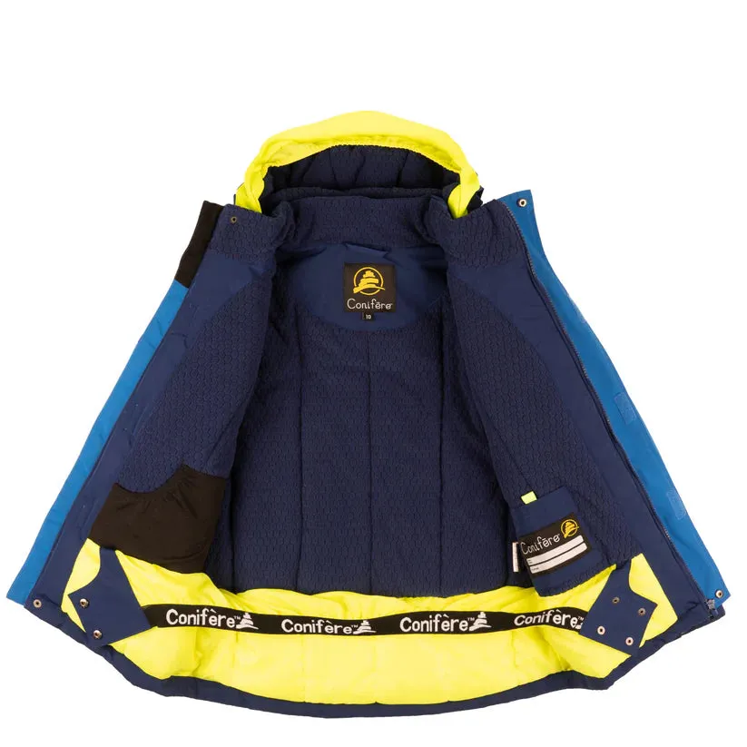 Conifere BROCKEN - Boys Snowsuit - Blue (Size 10yrs)