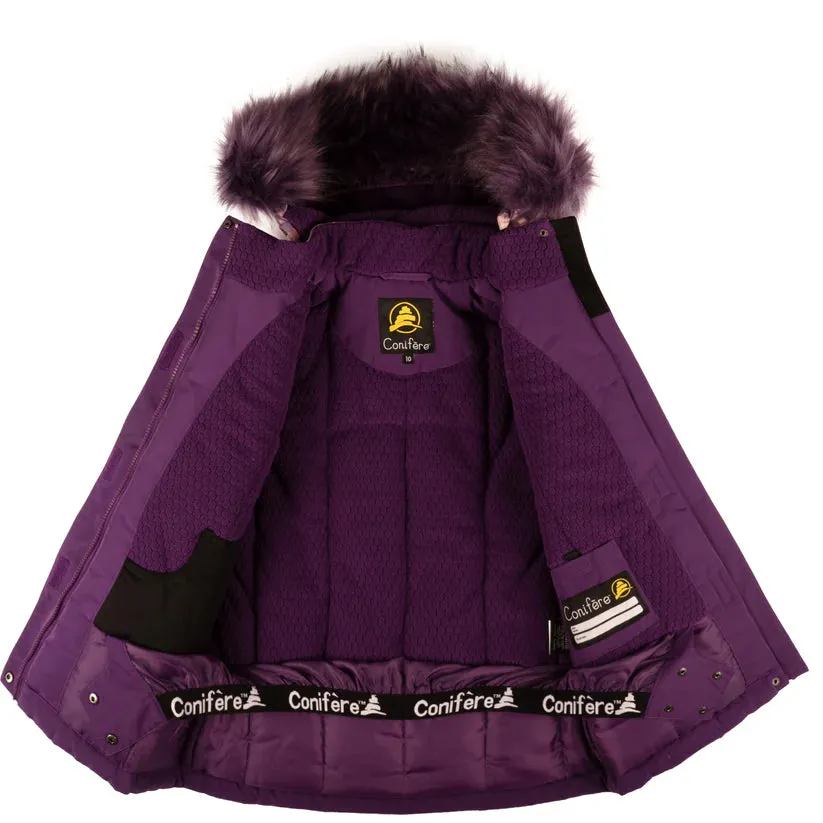 Conifere ROSA - Girls Snowsuit - Purple (Size 10)