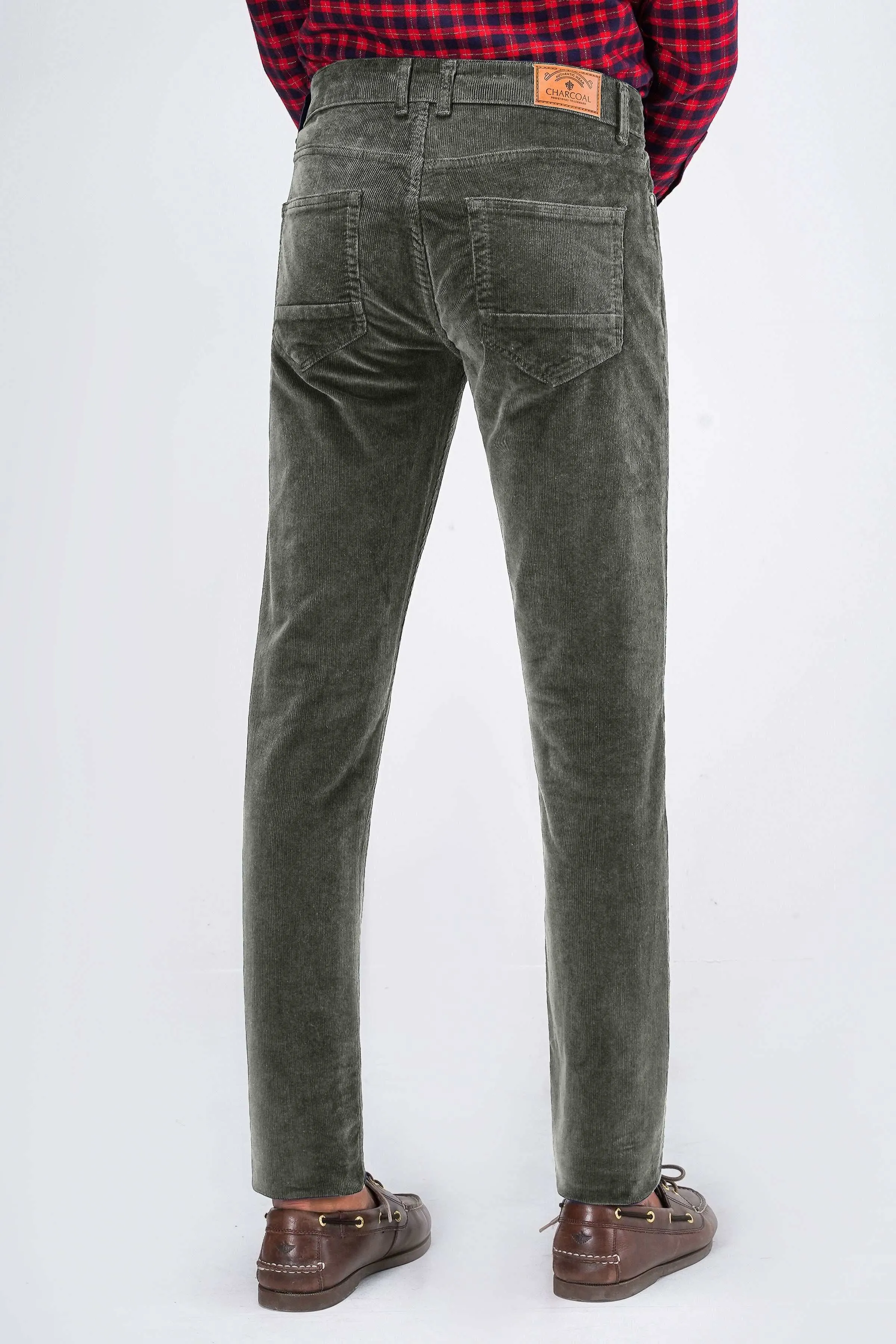 CORDUROY 5-POCKET PANT CHARCOAL