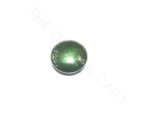 Dark Green Printed Acrylic Buttons