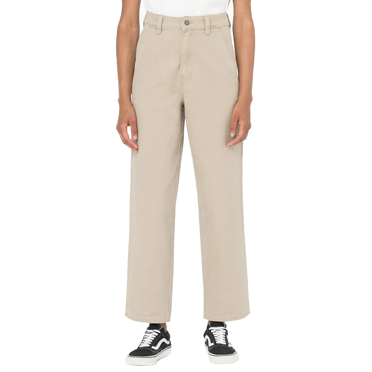 Dickies Women's Regular Fit Duck Pant - Stonewashed Desert Sand