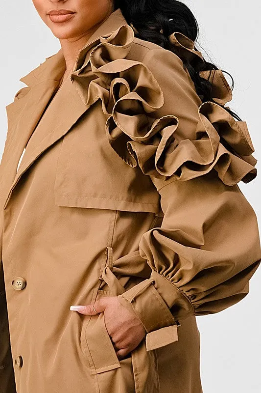 EARLY ARRIVAL TRENCH COAT (SMALL-LARGE) 2 Colors