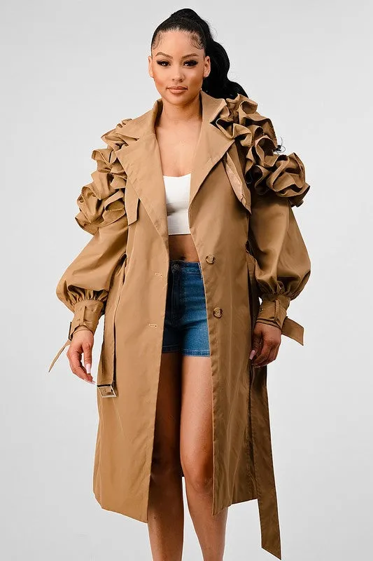 EARLY ARRIVAL TRENCH COAT (SMALL-LARGE) 2 Colors