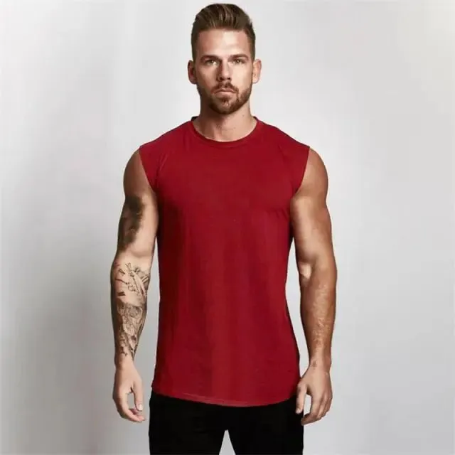 Gym Vest for Men - Comfortable Exercise Clothing with Stylish Design