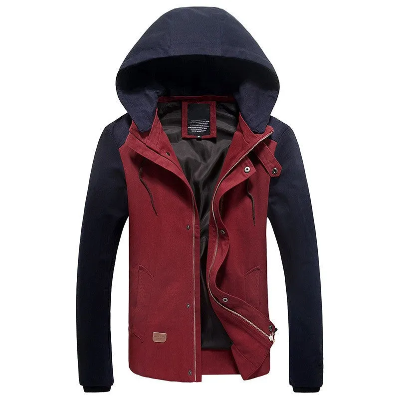 Hooded Jaqueta Masculina