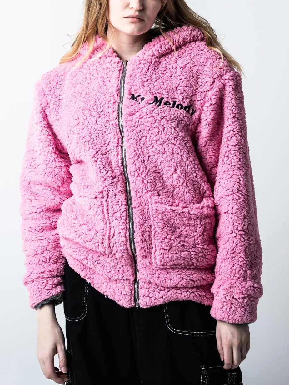 KUROMI & MY MELODY REVERSIBLE SHERPA ZIP HOODIE