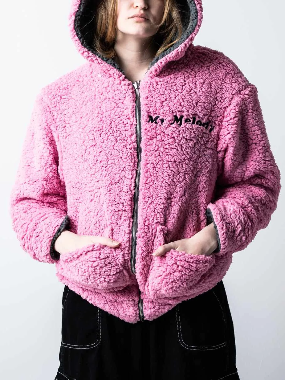 KUROMI & MY MELODY REVERSIBLE SHERPA ZIP HOODIE