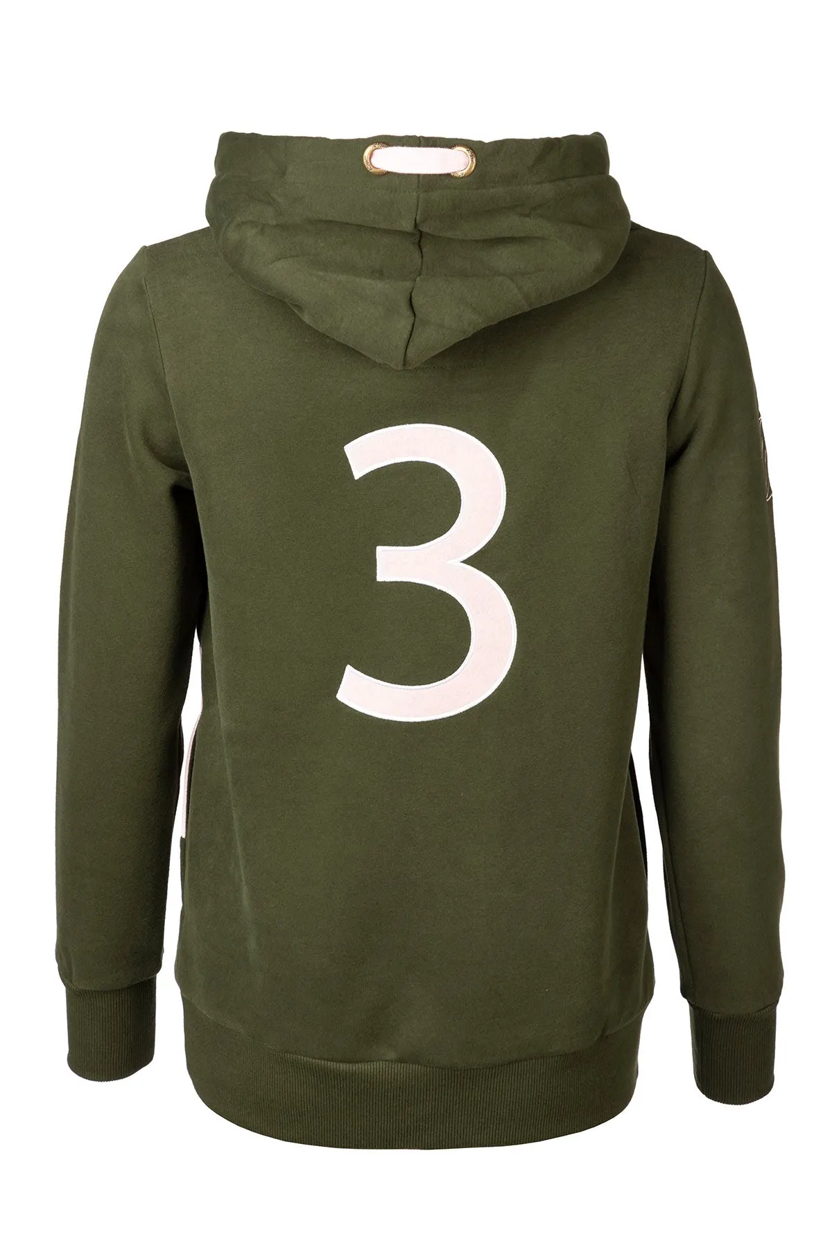 Ladies Sash Cross Neck Hoody