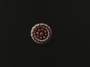 Maroon Designer Studs Acrylic Buttons