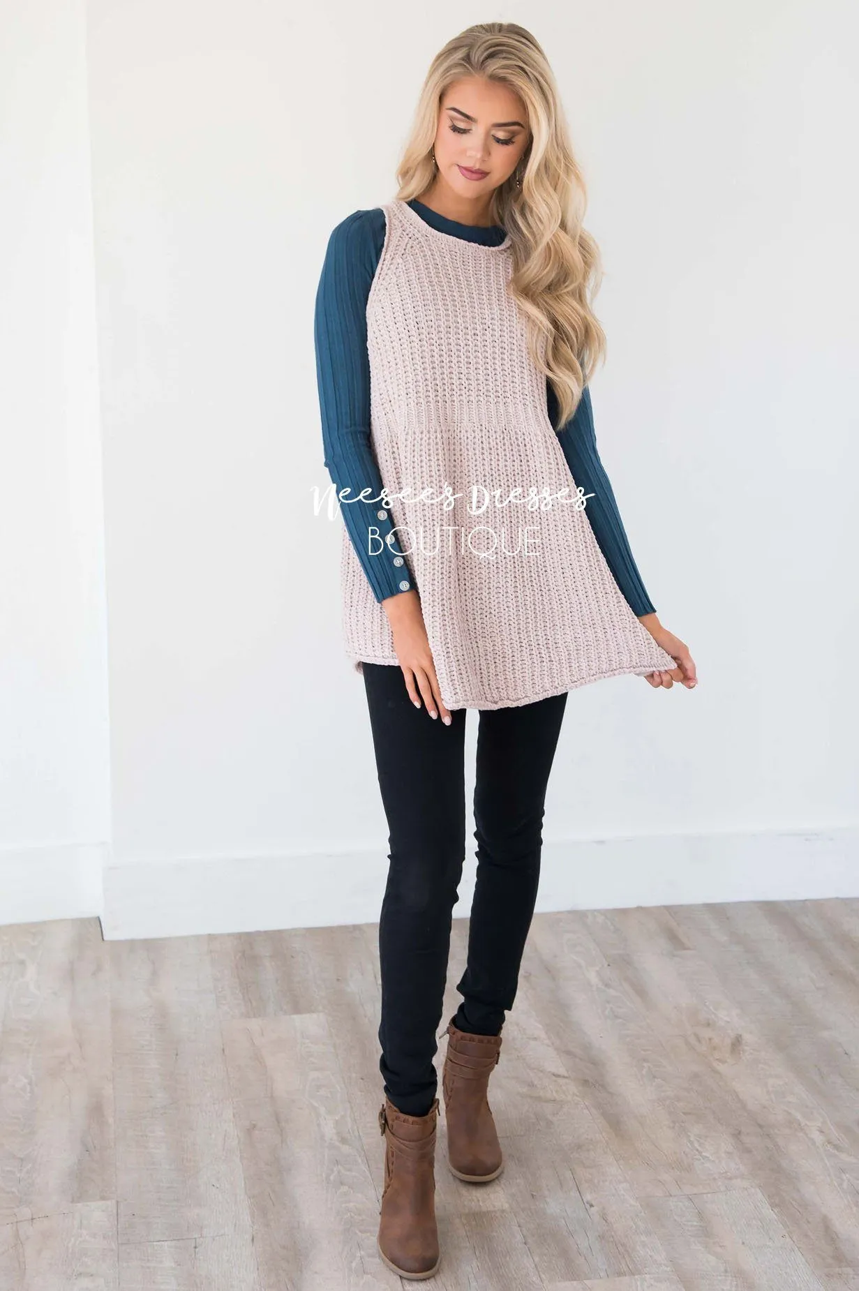 Meet Me By The Fire Knit Tunic