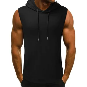 Men's Sleeveless Tank Top with Enhanced Comfort and Practical Pockets