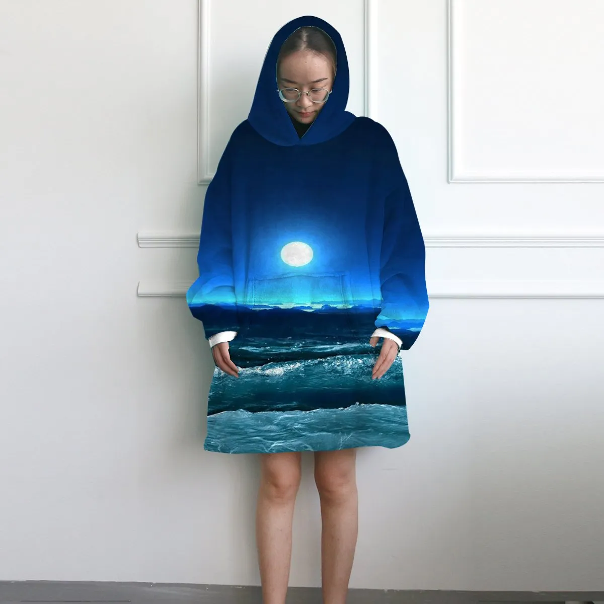 Moonlight Magic Wearable Blanket Hoodie