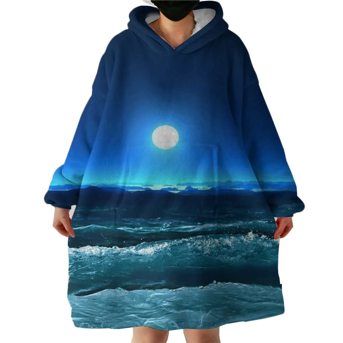 Moonlight Magic Wearable Blanket Hoodie