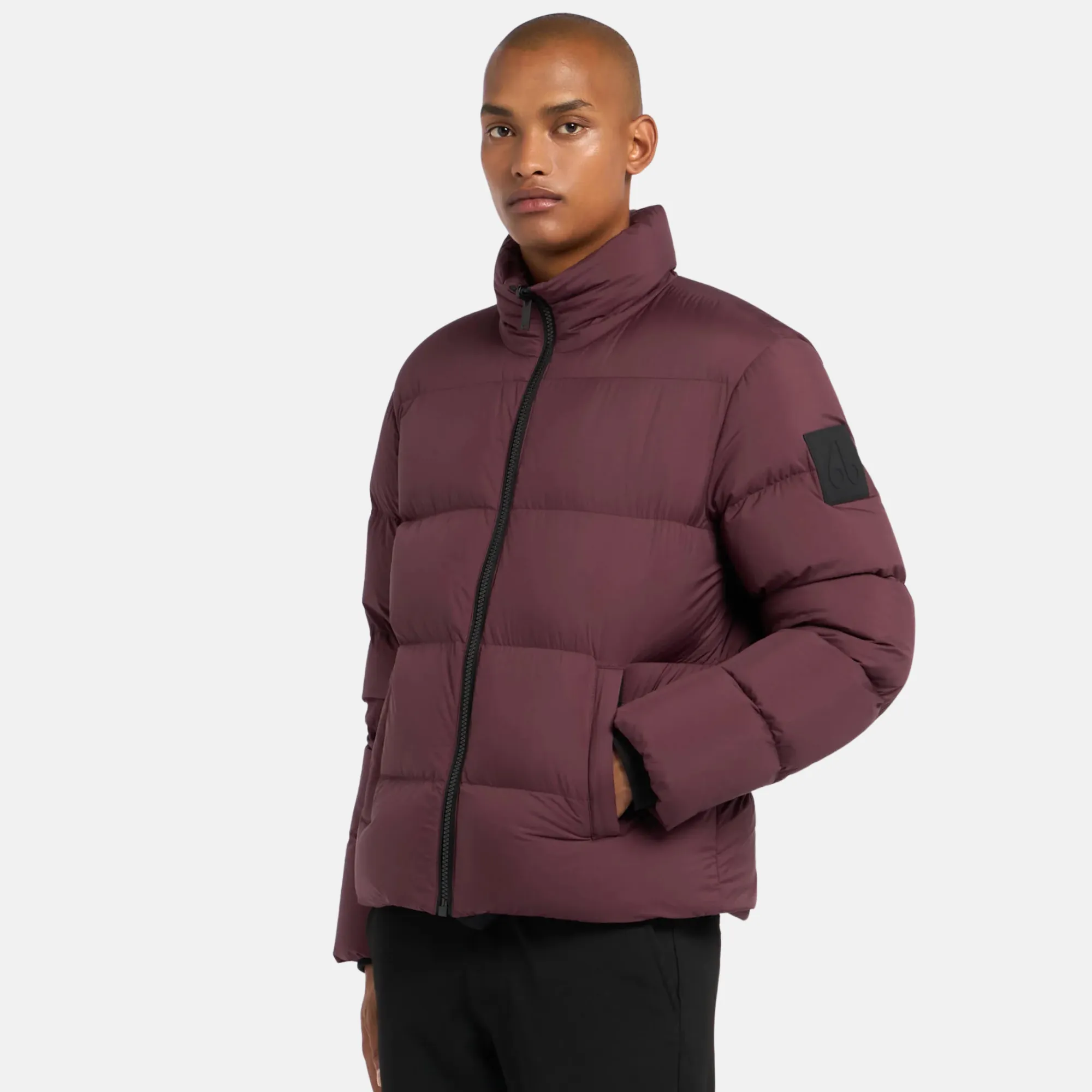 Moose Knuckles Beet Red Kings Puffer Jacket