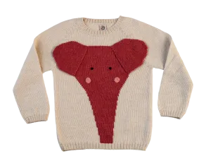 NW627 PEONY CLASSIC ELEPHANT SWEATER