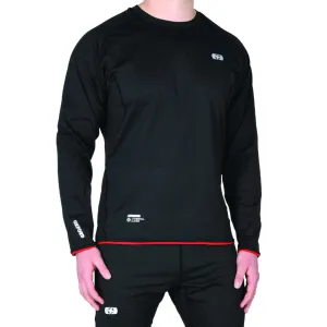 Oxford Layers WarmDry Motorcycle Motorbike Thermal Base Layer Top - Black