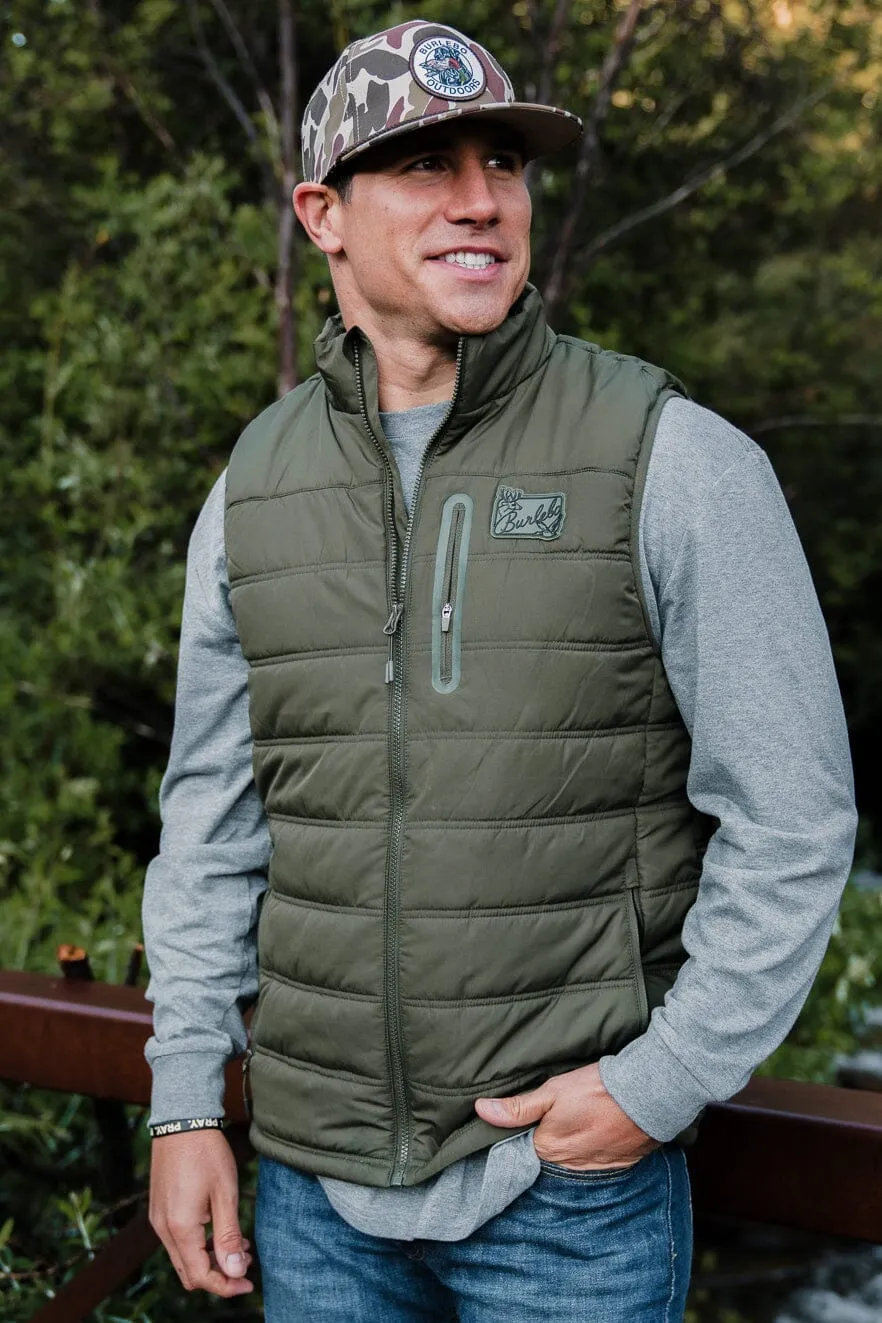 Puffer Vest - Mallard Green