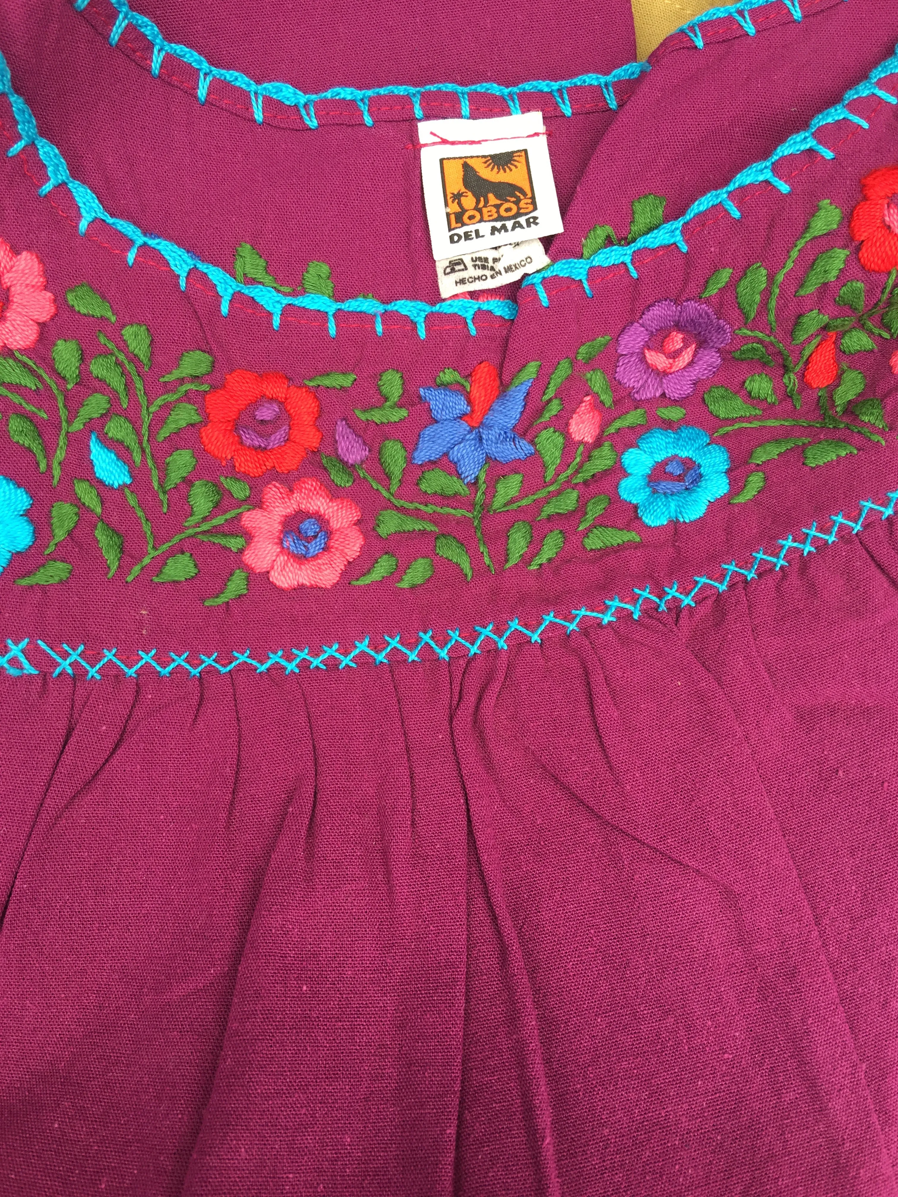 Rosita Traditional Mexican Embroidered Tank Top