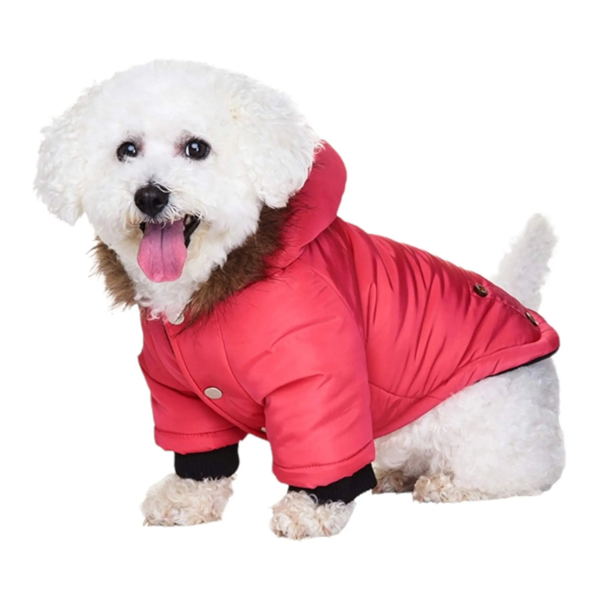 Salmon Pink Alpine Dog Coat