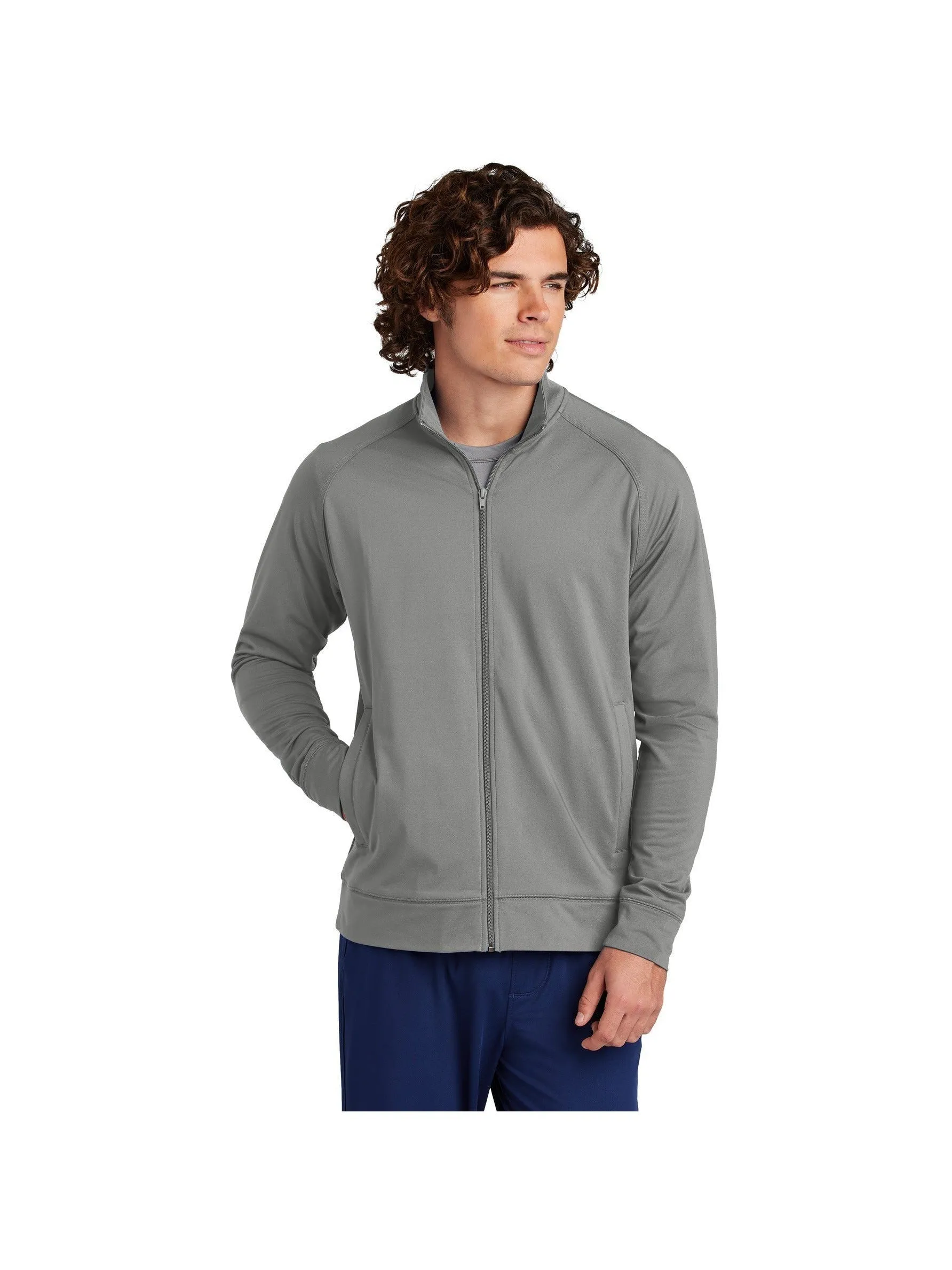 Sport-Tek Sport-Wick Stretch Full-Zip Cadet Jacket