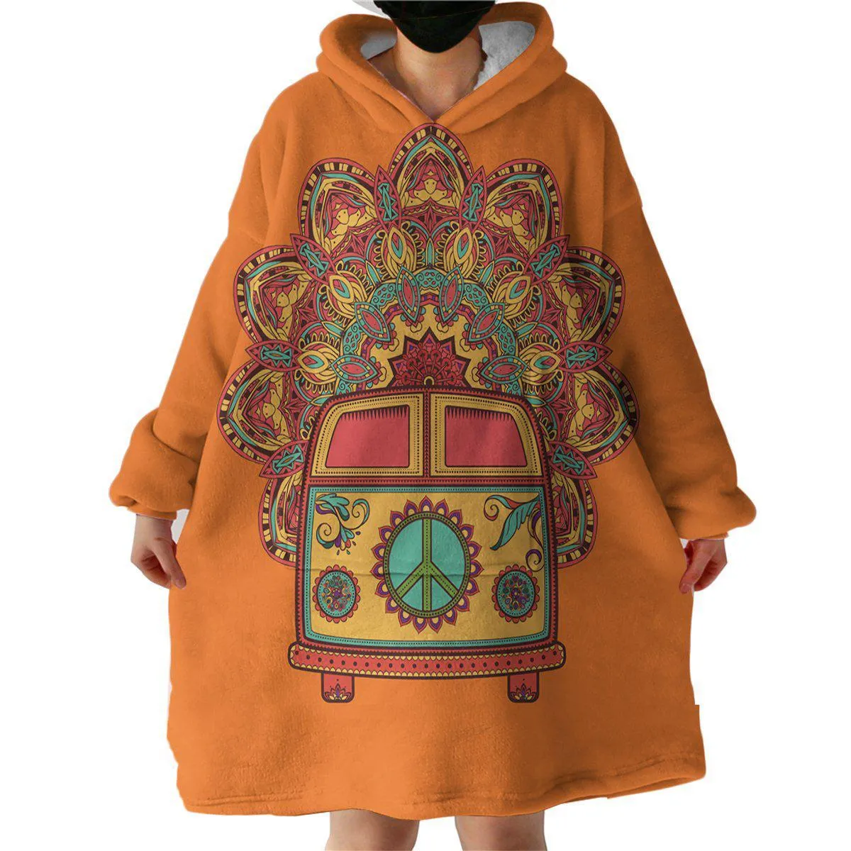 The Happy Bus Wearable Blanket Hoodie