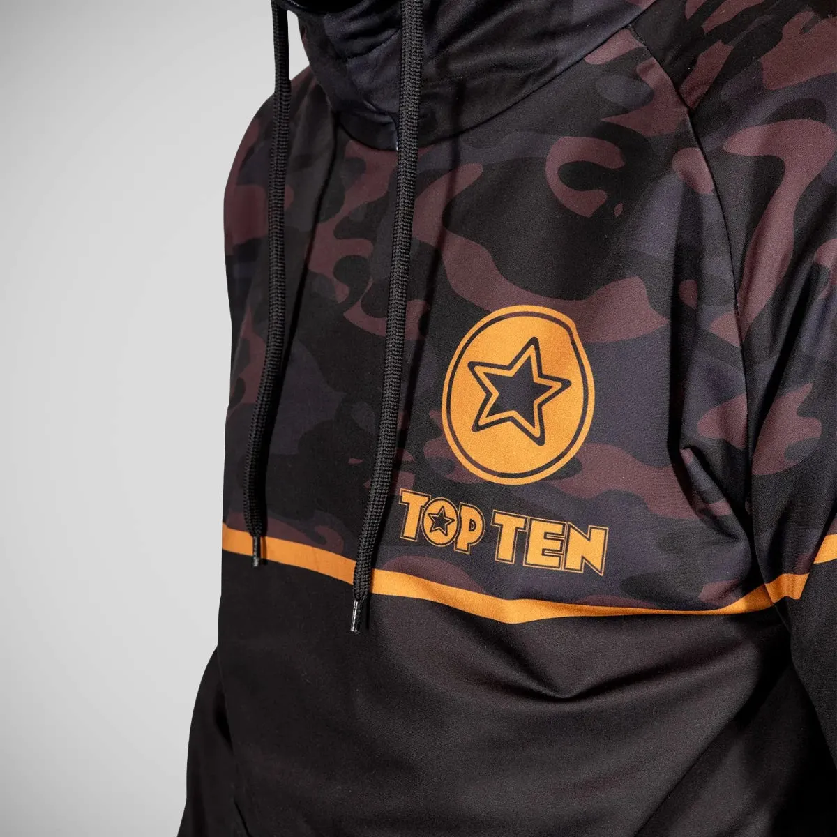 Top Ten Black Force Camouflage Hoodie Black