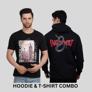 ULTIMATE COMBO - Instinct Hoodie   Sundown Urban Tees By Demonwear (DW014)