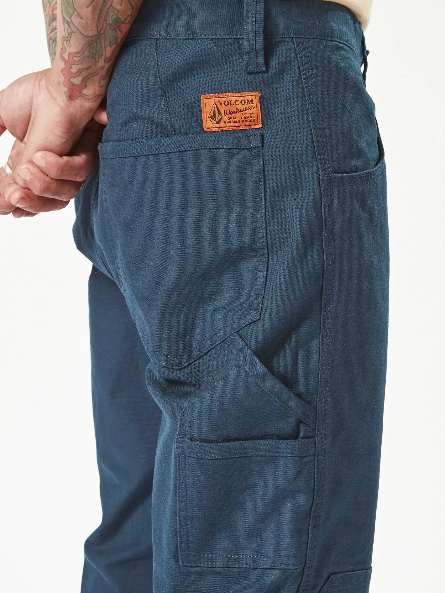 Volcom Workwear Caliper Work Pants - Navy