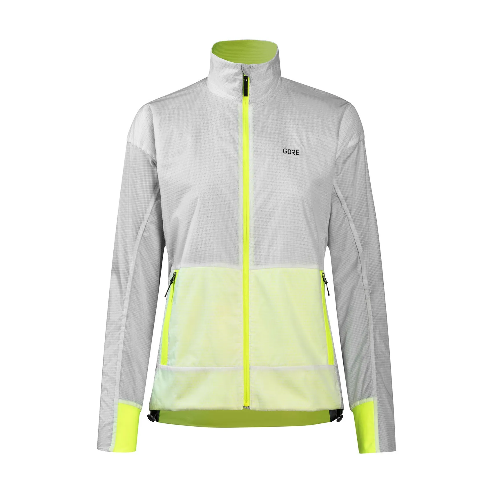 Women's Drive Jacket - White/Neon Yellow