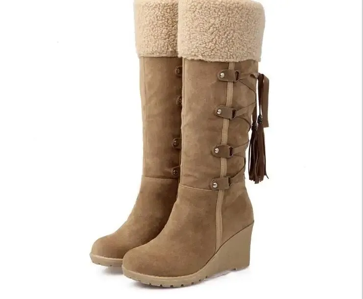 Women's Faux Winter Snow Boots – Warm, Stylish & Waterproof