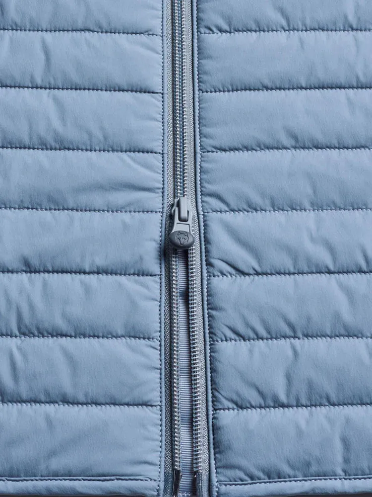 Yukon Ultralight Hybrid Vest in Moonstone by Greyson